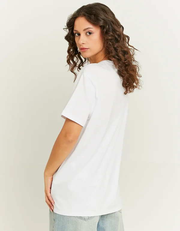 TALLY-WEIJL - חולצה T-shirt oversize – STSCOURSULBAA – whi001 – 1