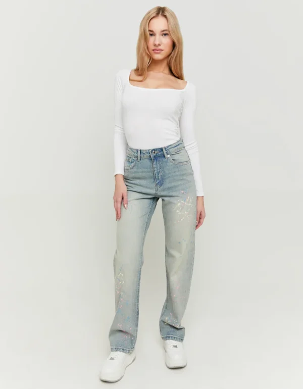 TALLY-WEIJL - ג'ינס High Waist – SPADEPAINTEHV – blu505 – 1