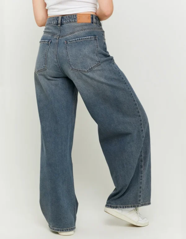 TALLY-WEIJL - ג'ינס BAGGY בגזרת mid waist – SPADESKATEEHDB – blu016 – 3