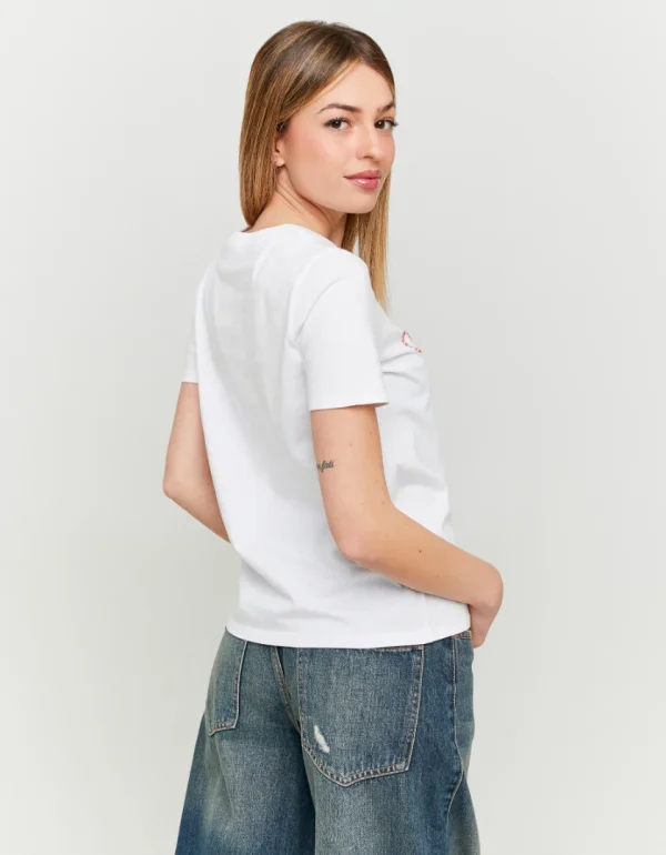 TALLY-WEIJL - חולצה קצרה עם הדפס – STSCOTIKKYLAA – whi001 – 2