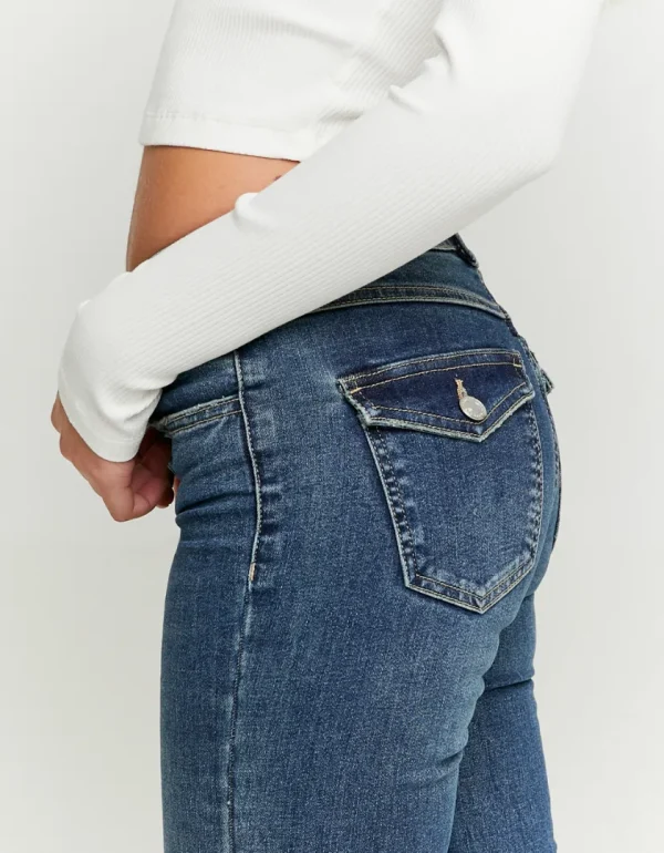 TALLY-WEIJL - ג'ינס MID WAIST – SPADEBOOTYEHMD – blu017 – 2